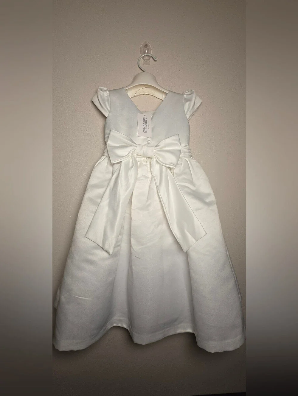 Gymboree Ivory Satin Flower Girl Dress